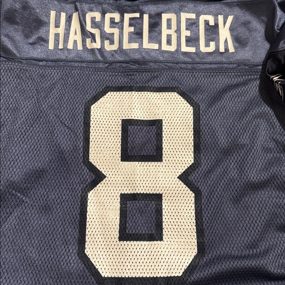 Vintage Seattle Seahawks Hasselbeck 8 Reebok On Field Jersey Blue-2XL - Picture 4 of 12
